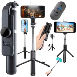 selfie-stick-statyw-do-telefonu-tripod-z-pilotem-kijek-bluetooth-led-mocny