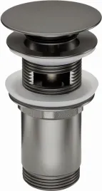 korek-do-umywalki-lub-bidetu-click-clack-z-tuleja-uniwersalny-titanium