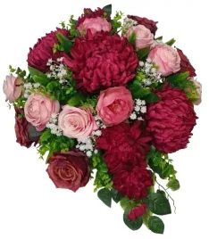stroik-gesty-wiazanka-na-grob-cmentarz-roze-chryzantemy