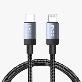 bwoo-kabel-pleciony-bo-x401cl-usb-c-lightning-1m-pd-30w-czarny
