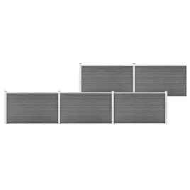 ogrodzenie-ogrodowe-wpc-872x106-cm-szare-panel