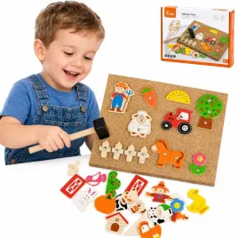 viga-przybijanka-drewniana-farma-tablica-korkowa-montessori