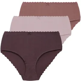 3x-figi-damskie-maxi-bikini-prazkowane-z-kokardka-wysoki-stan-moraj-xl