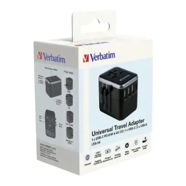 adapter-podrozny-verbatim-uta-04-globalny-1xusb-c-pd-61w-qc-18w-1xusb-c-12