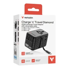 adapter-podrozny-verbatim-charge-n-travel-gan-iii-globalny-1xusb-c-pd-3-0