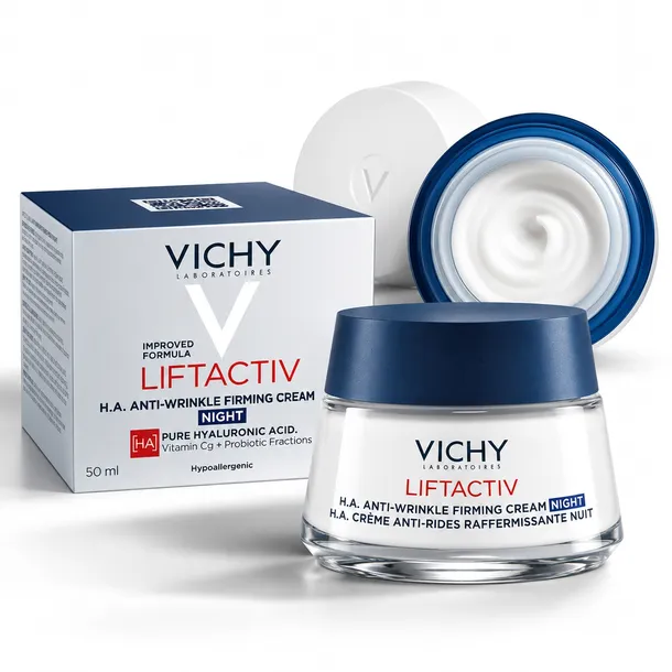 VICHY LIFTACTIV H.A. KREM PRZECIWZMARSZCZKOWY NA NOC – 50 ML