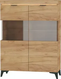 niska-witryna-do-salonu-braco-105-cm-dab-craft-zloty-czarne-nogi-stojaca