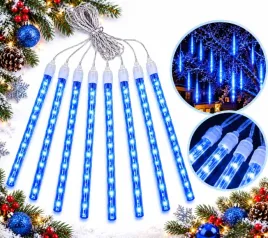 lampki-led-meteor-8-sopli-50-cm-niebieskie-efekt-spadajacego-sniegu-olfed