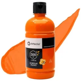 farba-akrylowa-pomaranczowa-500-ml-szybkoschnaca-malowania-akryl-butelka
