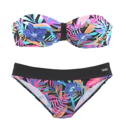 haloo-komplet-bikini-w-kolorowe-liscie-czarny-44d