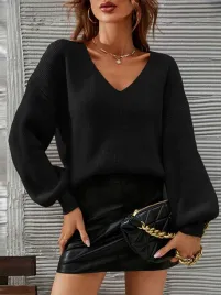 shein-czarny-sweter-v-neck-pk01-m