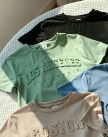 shein-zielony-t-shirt-okragly-dekolt-s06-146-152