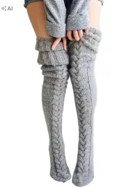 shein-szare-skarpety-zakolanowki-splot-warkocz-w01-os