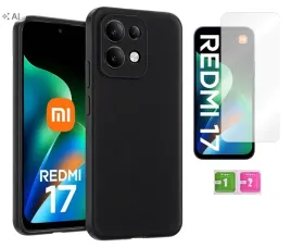 etui-matowe-do-xiaomi-redmi-17-4g-5g-czarny-case-obudowa-szklo-na-ekran
