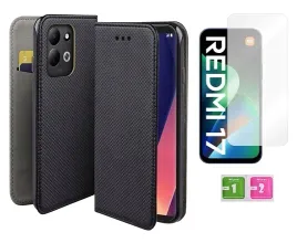 etui-z-klapka-do-xiaomi-redmi-17-4g-5g-case-czarny-obudowa-szklo-9h