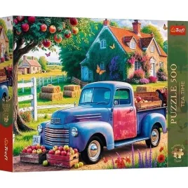 puzzle-500-elementow-premium-plus-tea-time-samochod-farmera