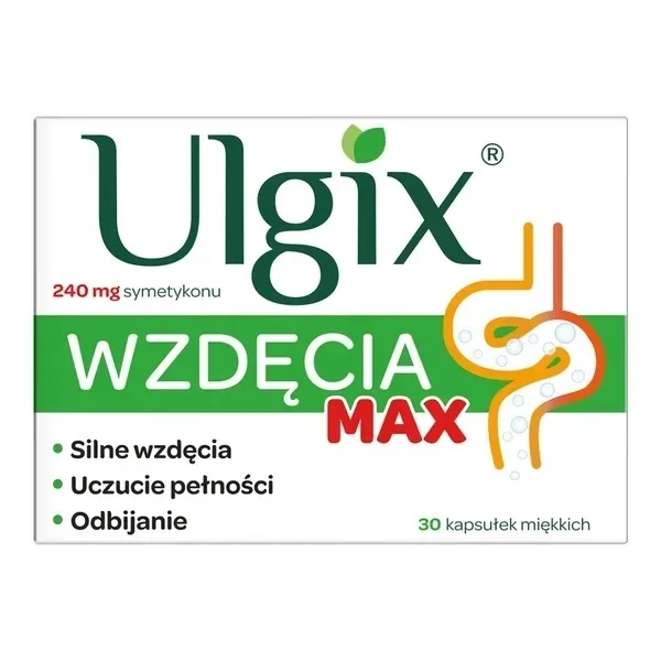 Ulgix Wzdęcia Max 30 kaps.