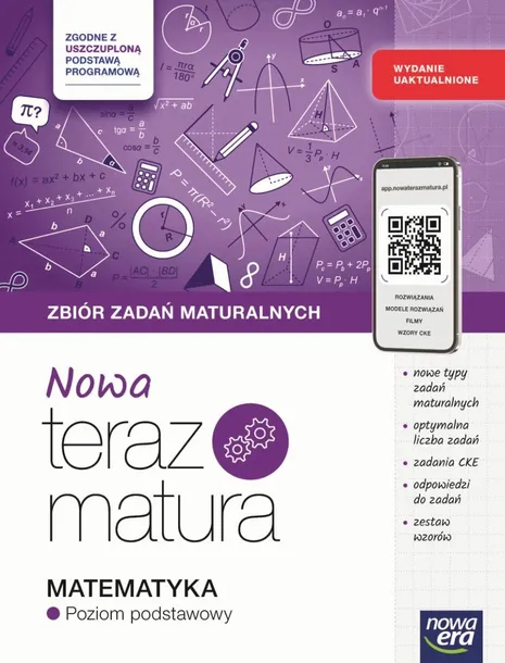 NOWA TERAZ MATURA 2026 Matematyka Zbiór zadań maturalnych Poz. podstawowy