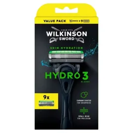 wilkinson-hydro-3-skin-maszynka-do-golenia-z-3-ostrzami-i-9-wkladow