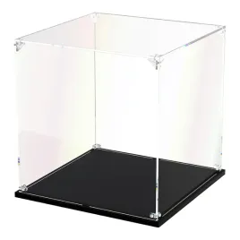 witryna-akrylowa-25x25x25-cm-przezroczysta-czarna-podstawa-ochrona-kurzem