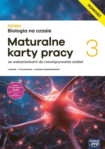 NOWA BIOLOGIA NA CZASIE 3 LO maturalne karty pracy z. rozszerzony 2026
