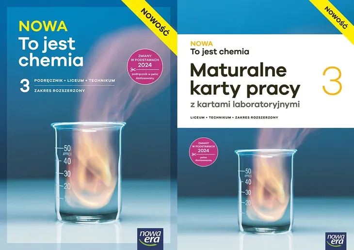 NOWA TO JEST CHEMIA 3 podręcznik + maturalne karty pracy z rozszerzony 2026