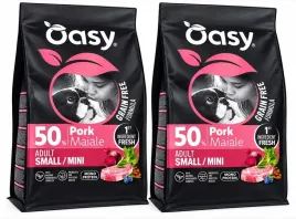 oasy-dog-grain-free-mono-adult-small-mini-pork-wieprzowina-2x2kg