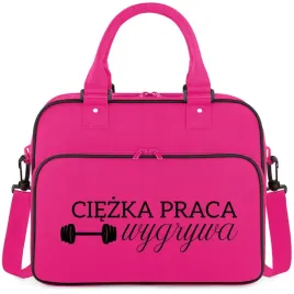torba-rozowa-ciezka-praca-wygrywa-pojemna-silownie-trening-pilates-fitness