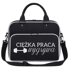 torba-czarna-ciezka-praca-wygrywa-pojemna-silownie-trening-pilates-fitness