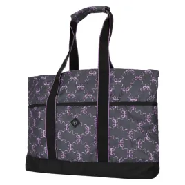 torba-na-szczotki-dla-koni-qhp-tote-26aw-bouncing-bows-duza-szara-fioletowa