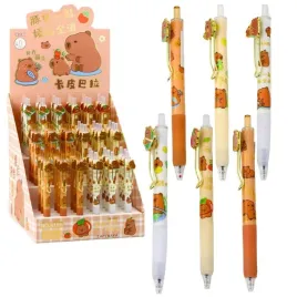 dlugopis-zelowy-kapibara-leantoys-tusz-niebieski-14-cm-54-sztuki