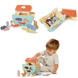 tender-leaf-toys-drewniana-arka-noego-sorter-ksztaltow-figurki-2
