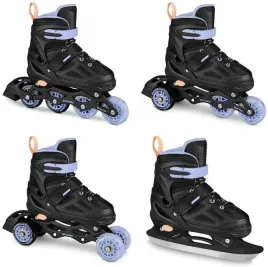 lyzworolki-spokey-4w1-regulowane-34-37-led-abec-7-carbon