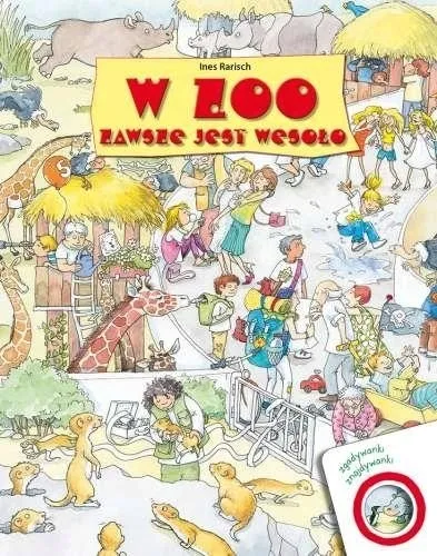 W zoo jest wesoło książka z zagadkami dla dzieci Debit