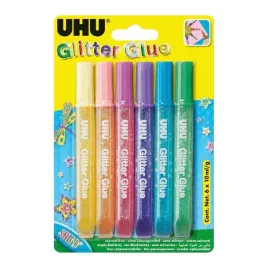 uhu-klej-brokatowy-shiny-6-kolorow-plynny-klej-dekoracyjny-40-ml