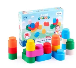 dumel-30013-super-miekkie-klocki-16szt