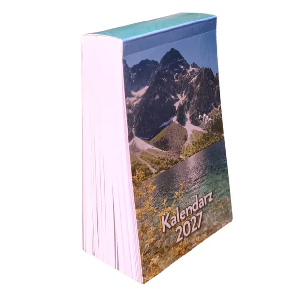 KALENDARZ ZDZIERAK 2027 TRADYCYJNY 7 X 11 CM Z PRZEPISAMI PORADAMI ŻARTAMI