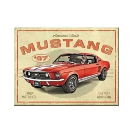magnes-na-lodowke-6x8cm-for-ustang-gt-1967-red-14402