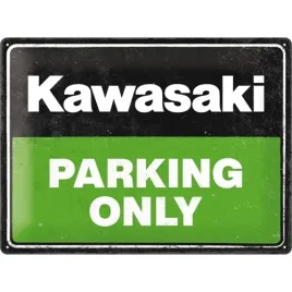 tablica-metalowa-plakat-30x40cm-kawasaki-parking-only-23331