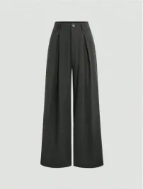 shein-szare-spodnie-wysoki-stan-proste-nogawki-s06-m