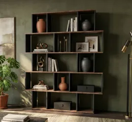regal-modulowy-caro-orzech-czarny-mat-18mm-nowoczesny-loft