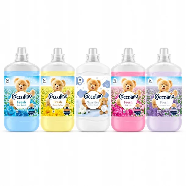 Płyn do płukania Coccolino Fresh&Soft Płyn do płukania MIX 5x1,702ml