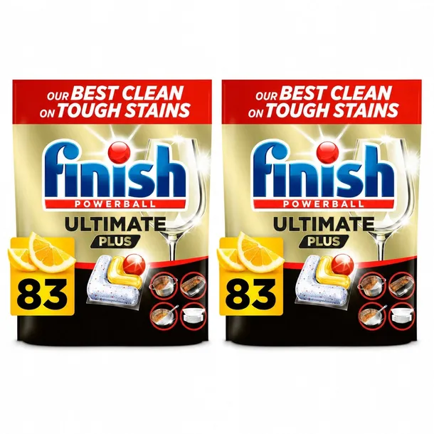 Finish Ultimate Plus Lemon 83szt.