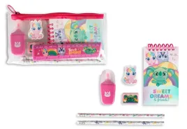 przybory-do-szkoly-komplet-8w1-sweet-dreams-z-notesem-i-piornikiem-zestaw