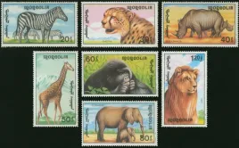 mongolia-1991-mnh-xf-sc-1996-2003-zwierzeta-afryki