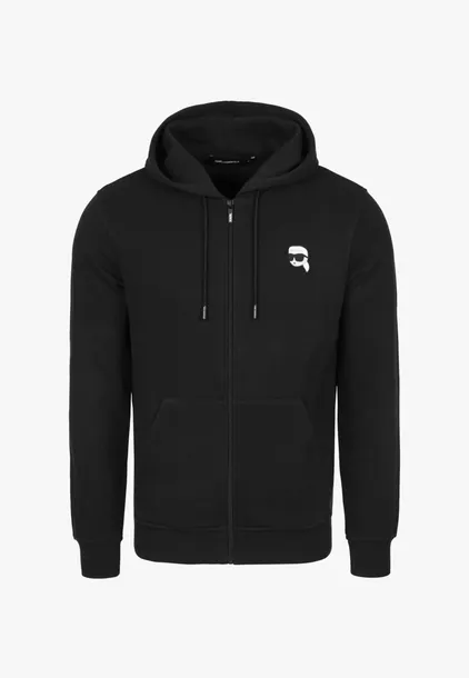 Karl Lagerfeld Bluza Męskie czarna rozpinana r.XL