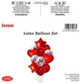 sezona-zestaw-balonow-dekoracyjnych-czerwone-serca-gwiazdki-12-sztuk