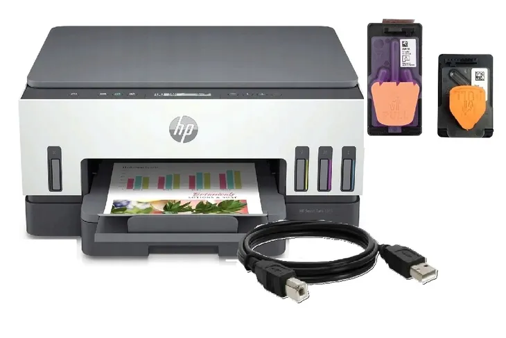 HP Smart Tank 7005 WiFi Duplex Drukarka Skaner A4 Tusze GT52 GT53