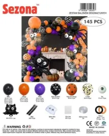 sezona-zestaw-balonow-halloween-pajaki-oczy-konfetti-145-szt