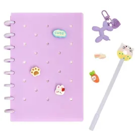 zeszyt-a5-80-kartek-w-linie-z-akcesoriami-dalprint-dpcraft-pastel-purple